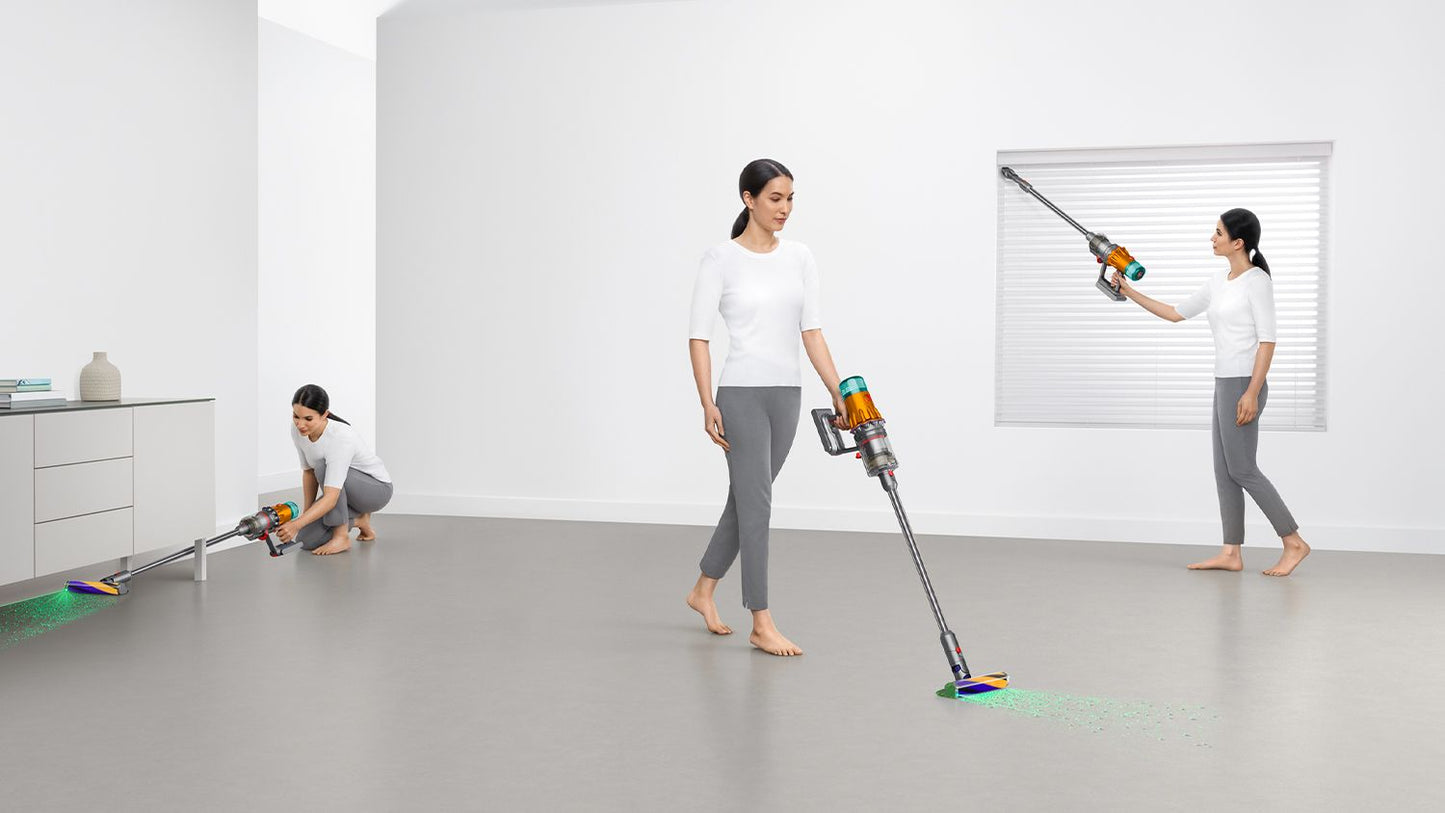 Dyson V12 Detect Slim Absolute (HEPA) in Yellow/Nickel